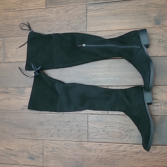 Circus by Sam Edelman Black Suede PEYTON Over-the-Knee Boots size 8.5 - Picture 6 of 14